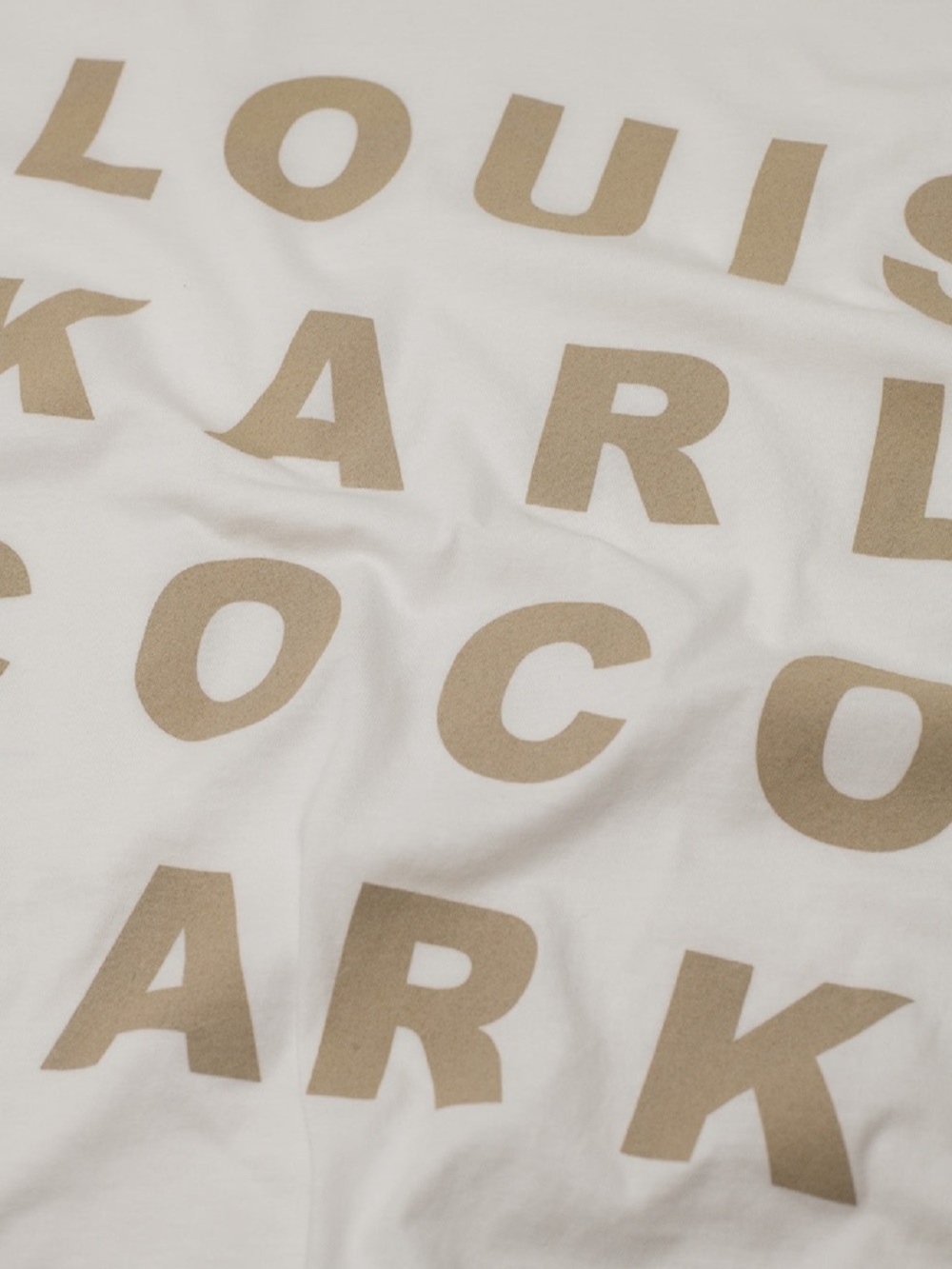 New with tags. Designer graphic tee. Italian cotton. Louis. Coco. One size